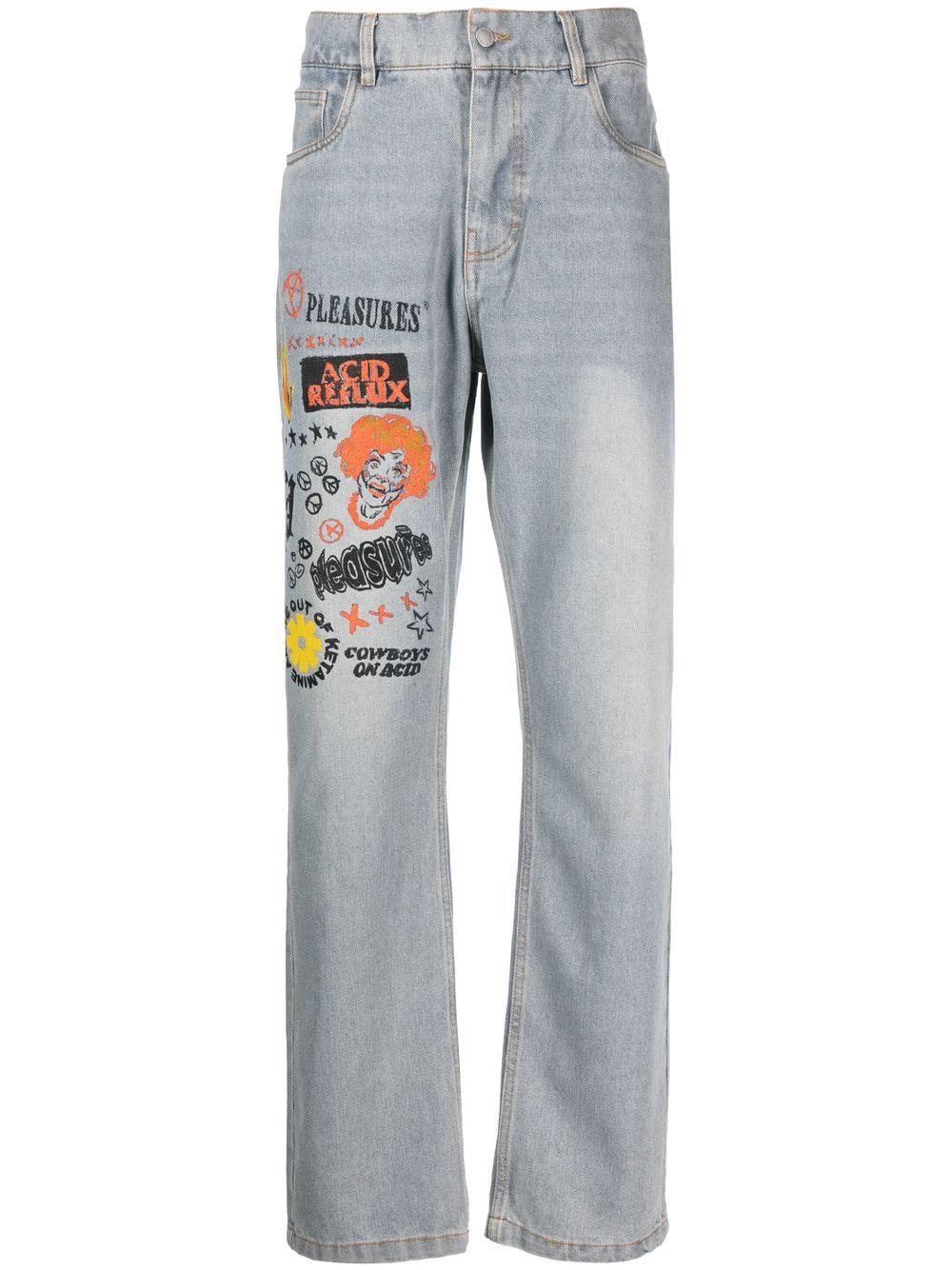 Pleasures Jeans Clear Blue P22W036BLUE (PLEASURES / ジーンズ ) | PLEASURES (プレジャーズ)