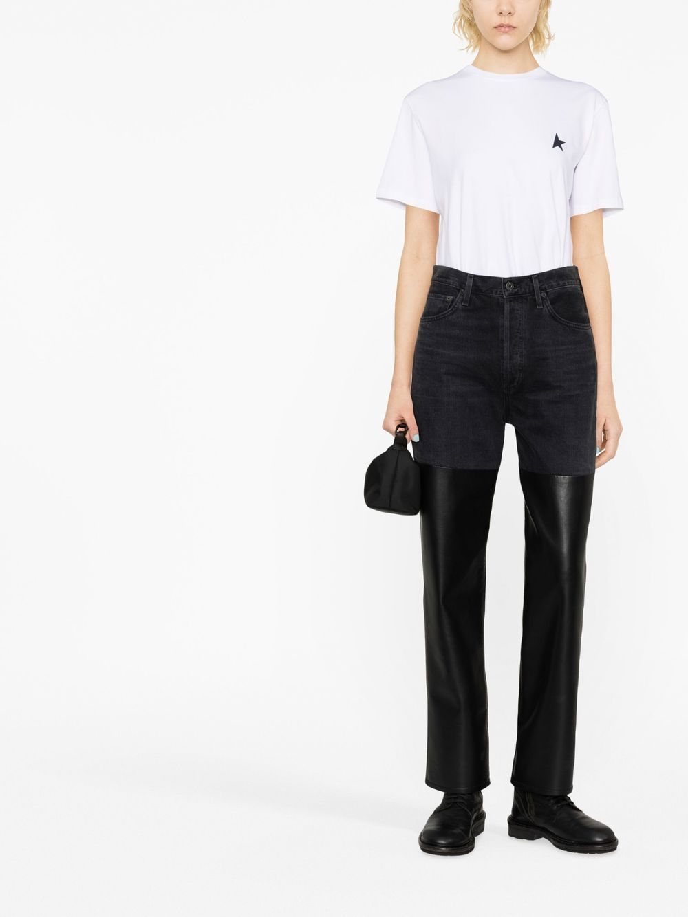 Golden Goose T-shirts and Polos Blue GWP01220P00086511443 (Golden Goose / Tシャツ・カットソー ) | Golden Goose (ゴールデングース)(1)