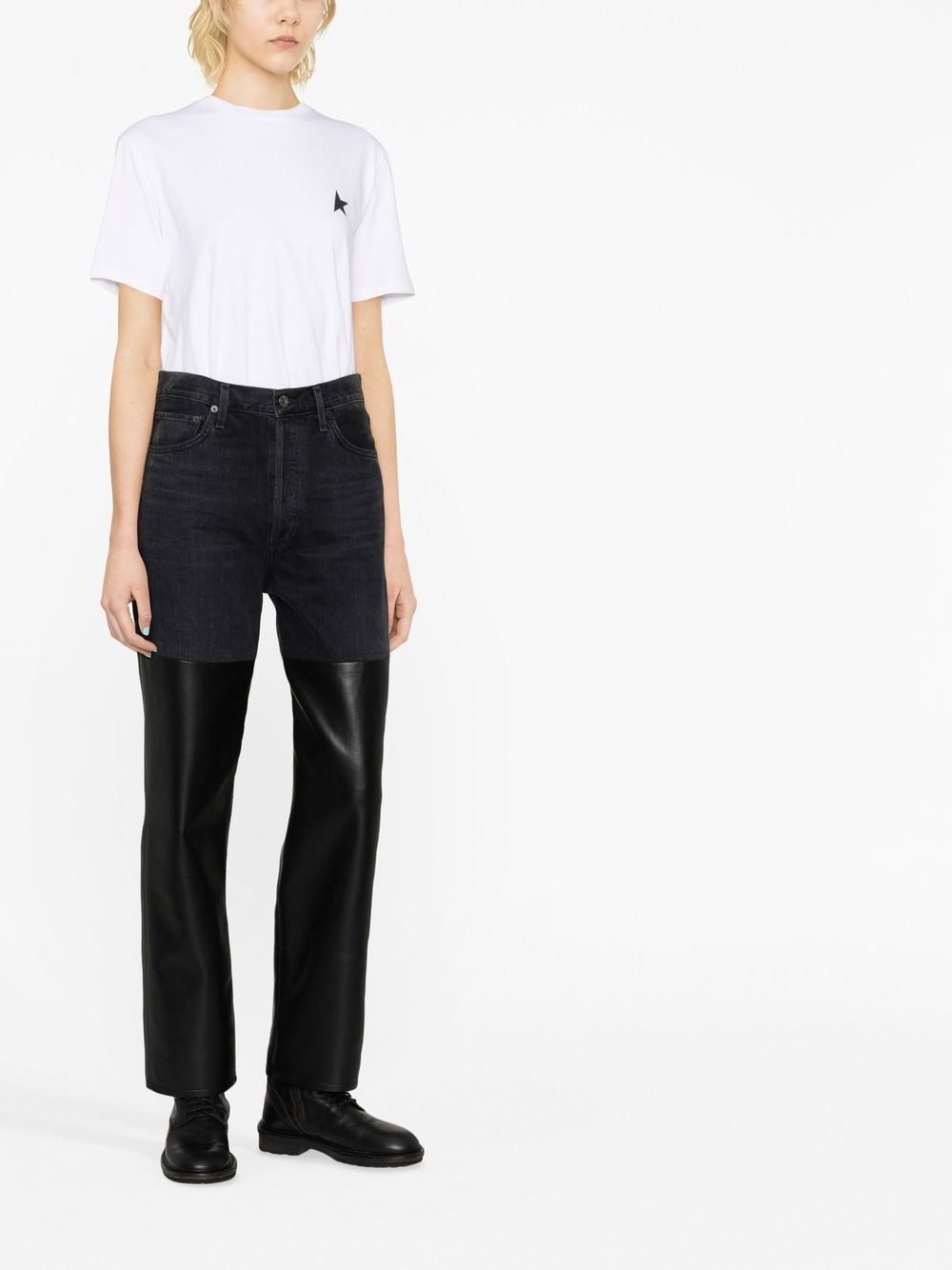 Golden Goose T-shirts and Polos Blue GWP01220P00086511443 (Golden Goose / Tシャツ・カットソー ) | Golden Goose (ゴールデングース)(3)
