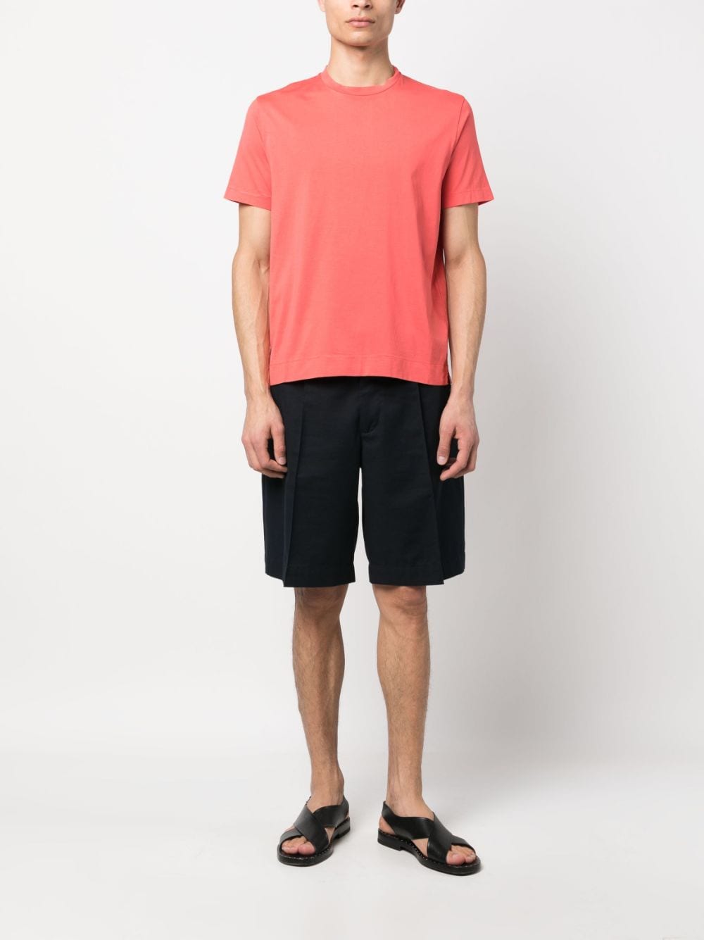 FINAMORE 1925 NAPOLI T-shirts and Polos Red POSITANO69 (Finamore / Tシャツ・カットソー ) | Finamore (フィナモレ)(4)