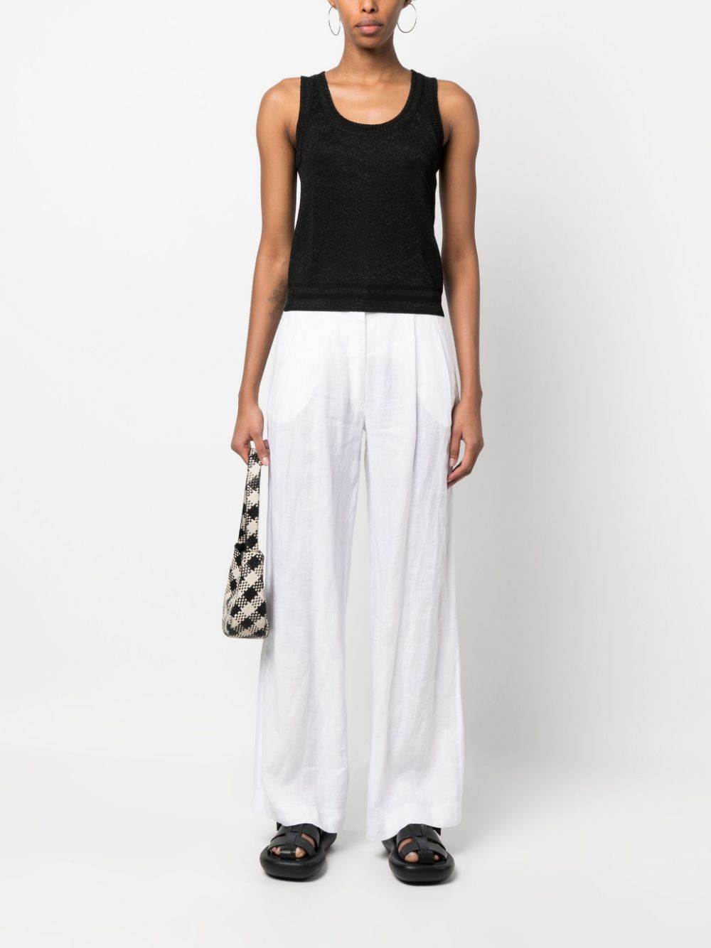 Missoni Top Black DS23SK27BK021PS91ED (MISSONI / タンクトップ・キャミソール ) | MISSONI (ミッソー二)(1)