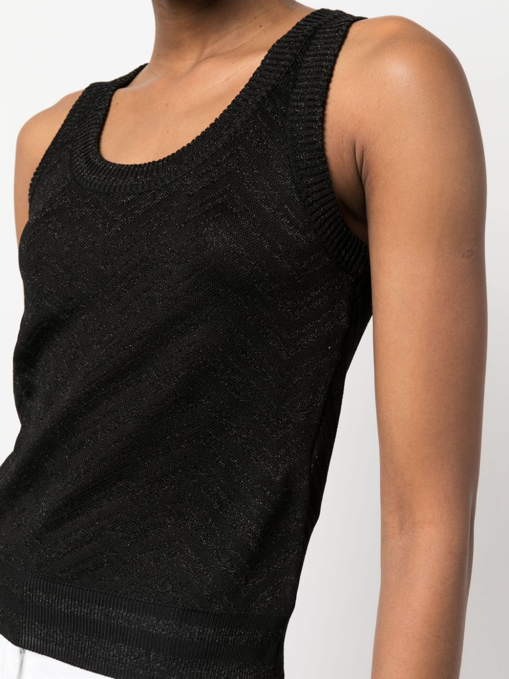 Missoni Top Black DS23SK27BK021PS91ED (MISSONI / タンクトップ・キャミソール ) | MISSONI (ミッソー二)(2)