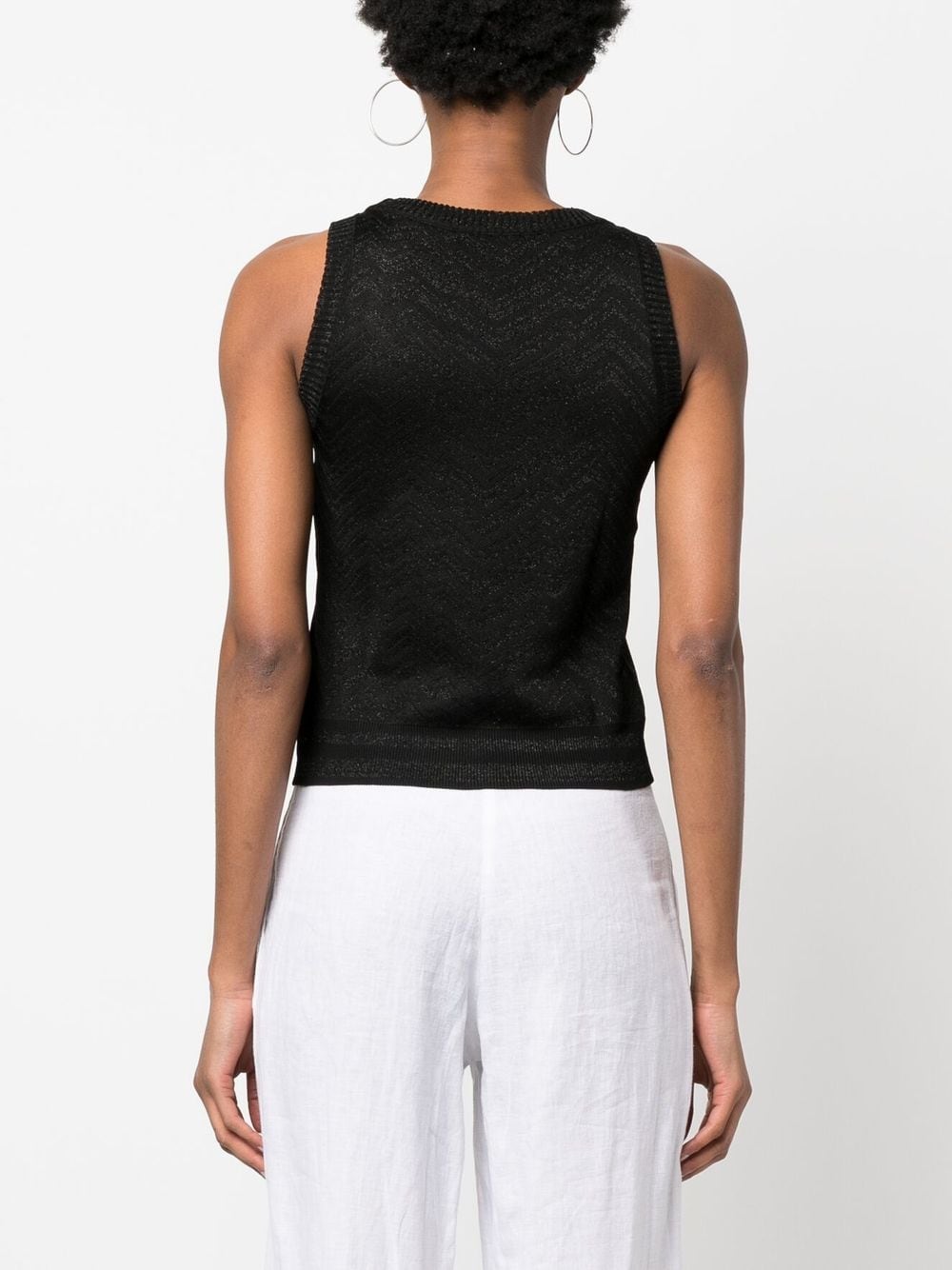 Missoni Top Black DS23SK27BK021PS91ED (MISSONI / タンクトップ・キャミソール ) | MISSONI (ミッソー二)(3)