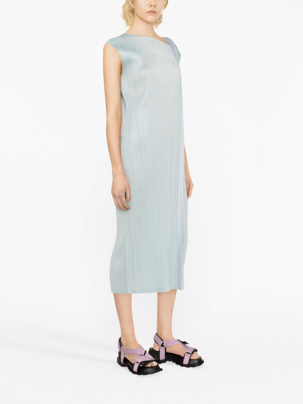 Pleats Please Dresses Clear Blue PP36JH46471 (PLEATS PLEASE ISSEY MIYAKE / ワンピース・ドレス・オールインワン ) | PLEATS PLEASE ISSEY MIYAKE (プリーツ プリーズ イッセイ ミヤケ)(1)