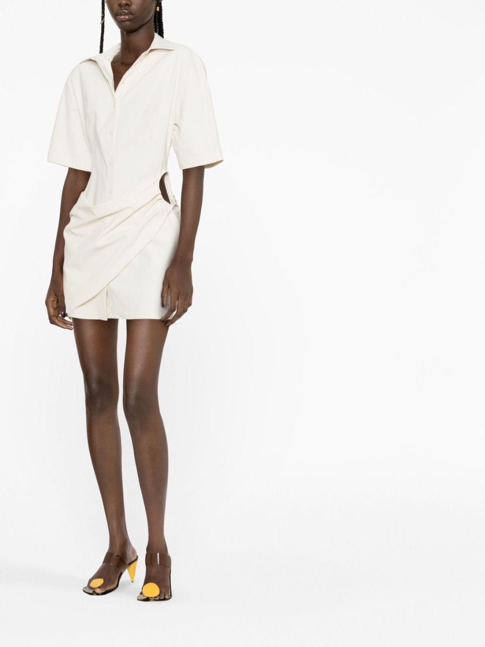 JACQUEMUS Dresses White 231DR0531084IVORY (JACQUEMUS / ワンピース・ドレス・オールインワン ) | JACQUEMUS (ジャックムス)(2)