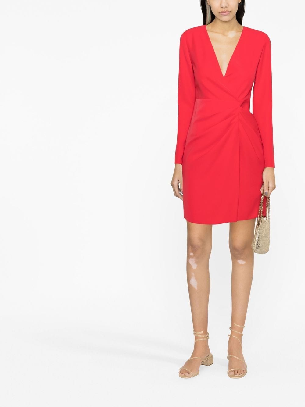 Emporio Armani Dresses Red D4NA1R2NWAZ335 (EMPORIO ARMANI / ワンピース・ドレス・オールインワン ) | EMPORIO ARMANI (エンポリオ アルマーニ)(3)