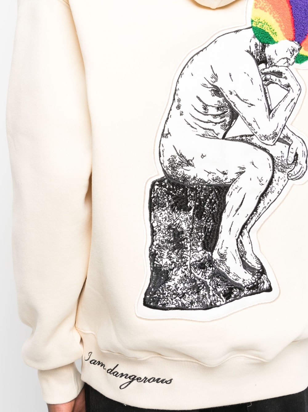 Pleasures Sweaters White P23SP023IVORY (PLEASURES / スウェット・フーディー ) | PLEASURES (プレジャーズ)(4)