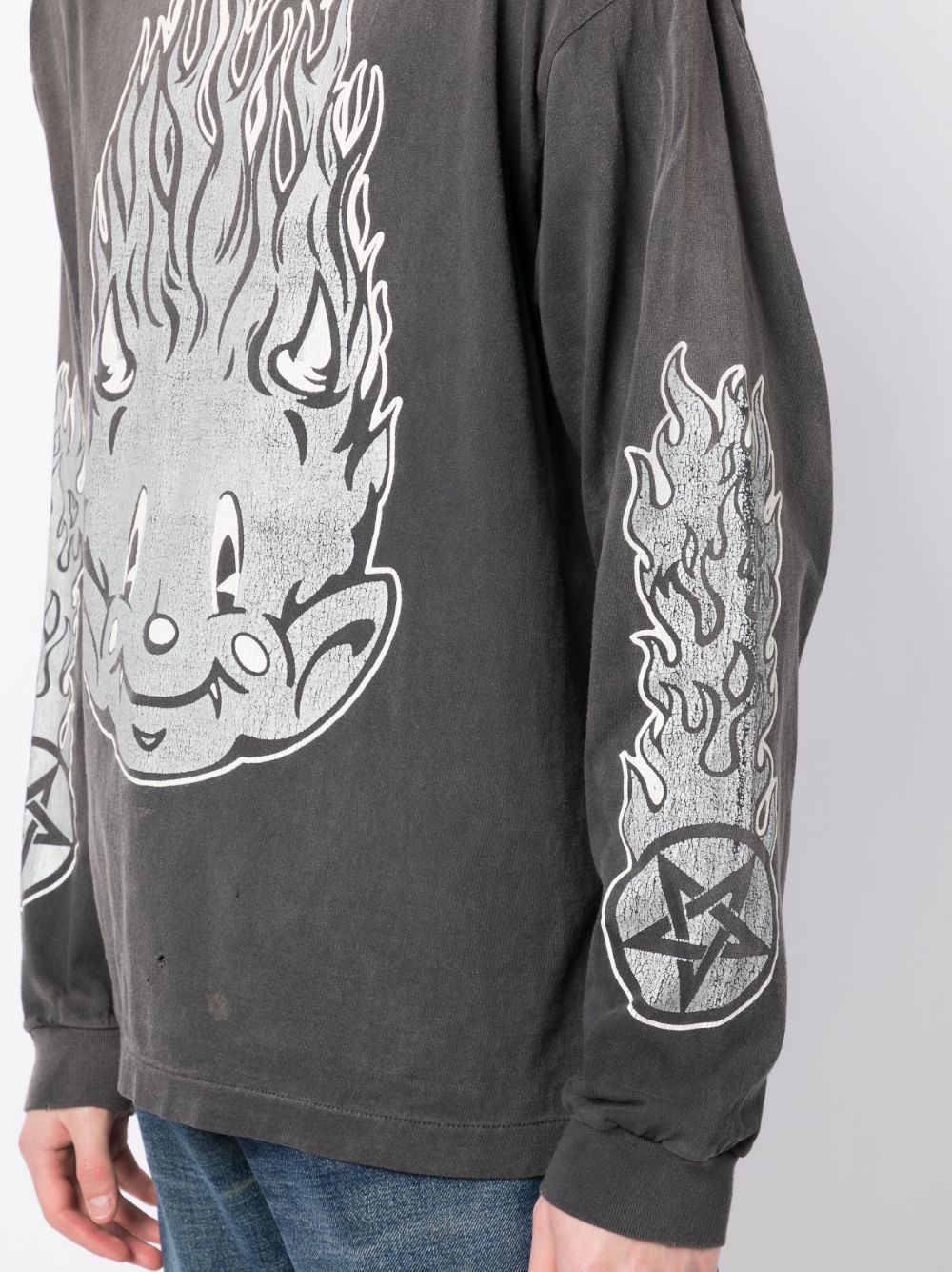 SAINT MXXXXXX T-shirts and Polos Black SMS230000026BLACK (SAINT Mxxxxxx / Tシャツ・カットソー ) | SAINT Mxxxxxx (セント マイケル)(2)