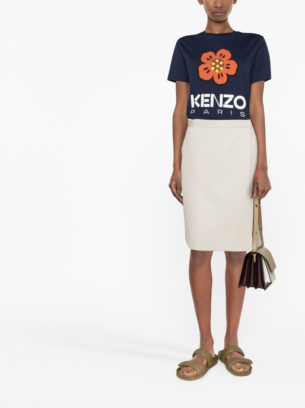 Kenzo T-shirts and Polos Blue FD52TS0394SO77 (KENZO / Tシャツ・カットソー ) | KENZO (ケンゾー)(1)