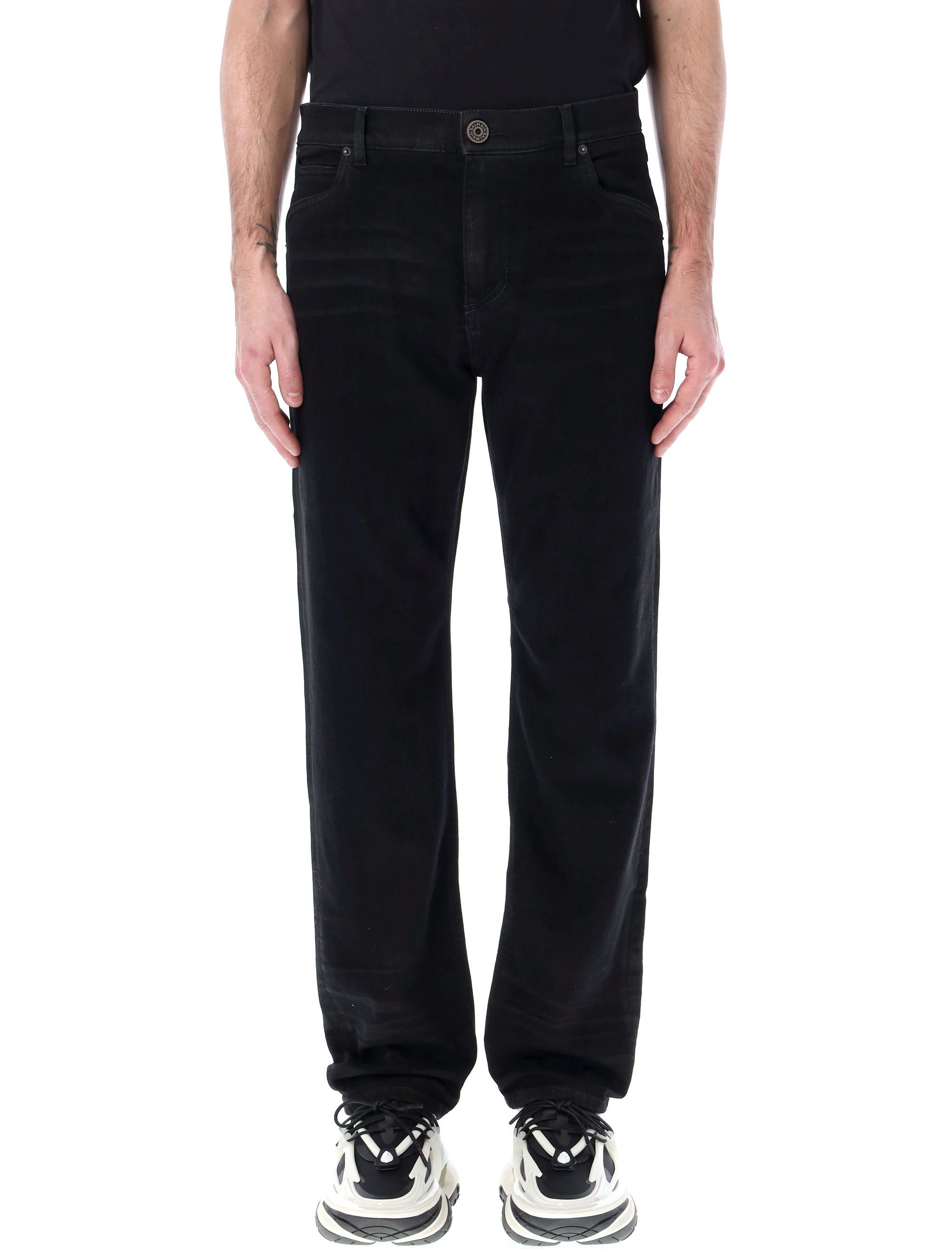 Balmain Jeans Black CH1MI070DD960PA (Balmain / ジーンズ ) | Balmain (バルマン)