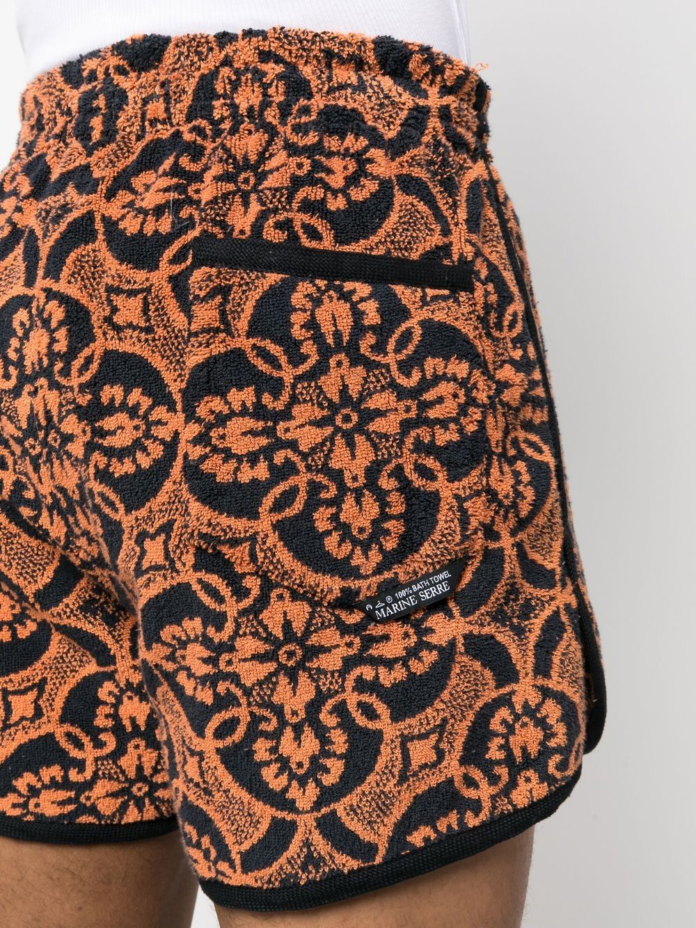 MARINE SERRE Shorts Orange SH029SS23MWOVCO000503 (MARINE SERRE / ショートパンツ ) | MARINE SERRE (マリーン セル)(1)