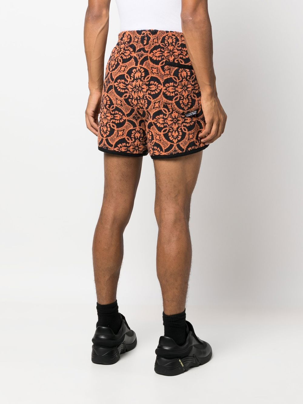 MARINE SERRE Shorts Orange SH029SS23MWOVCO000503 (MARINE SERRE / ショートパンツ ) | MARINE SERRE (マリーン セル)(3)