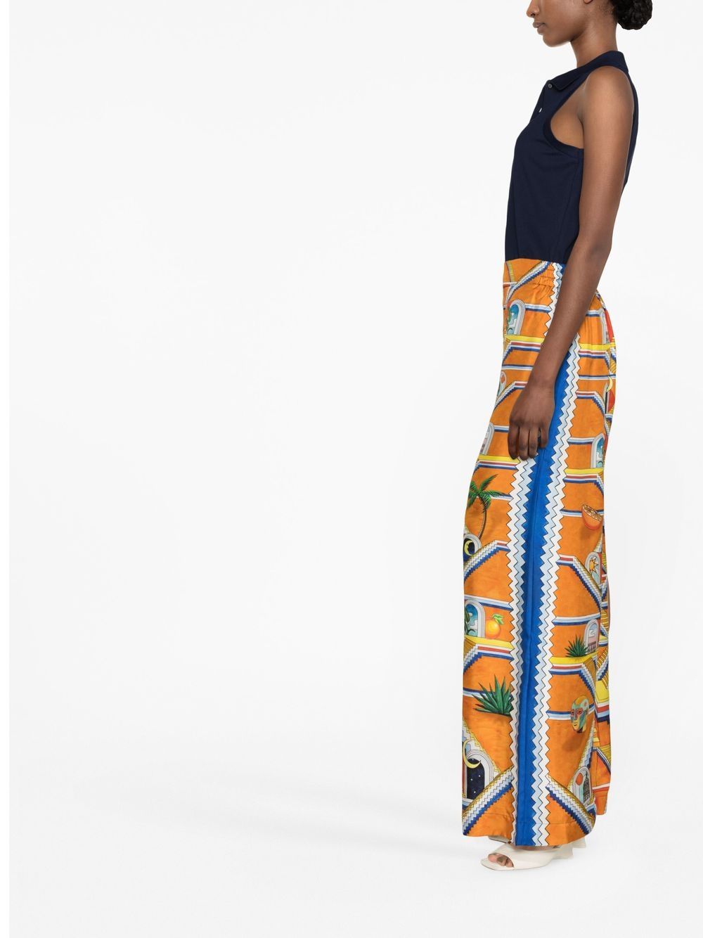 Casablanca Trousers MultiColour WS23TR10502ESCALIERINFINI (Casablanca / パンツ ) | Casablanca (カサブランカ)(2)