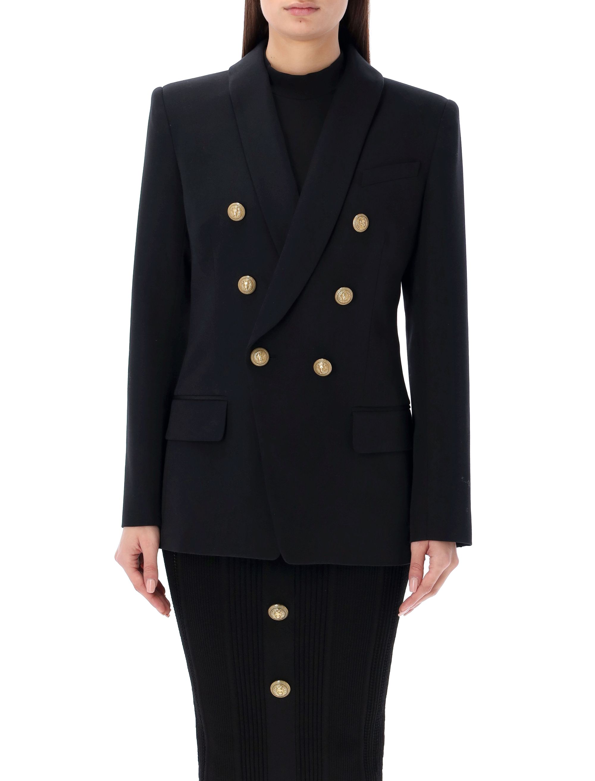 Balmain Jackets Black CF1SH020WC090PA (Balmain / スーツ・ジャケット ) | Balmain (バルマン)