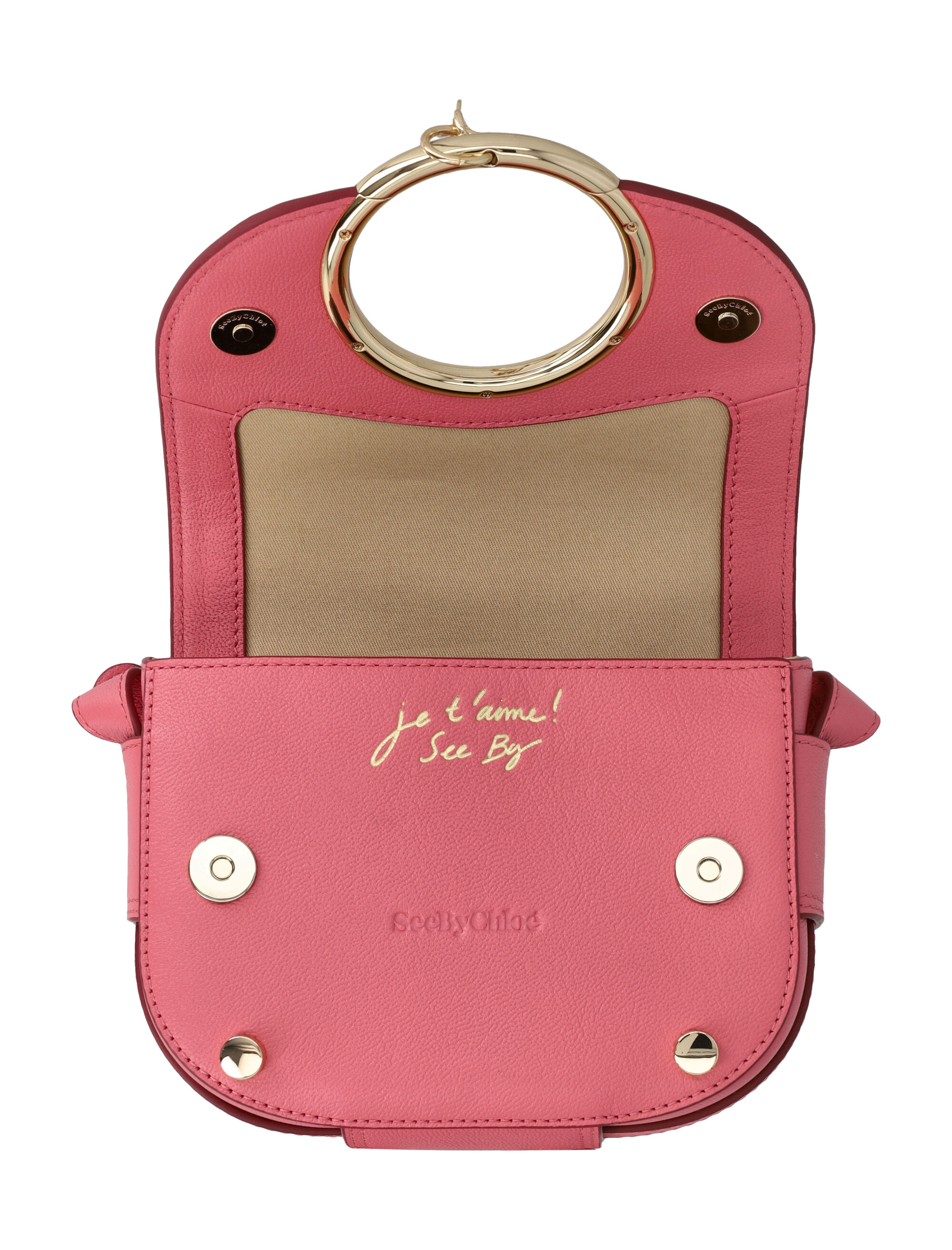 See By Chloé Bags.. Pink CHS24USC19E416O1 (See By Chloé / ハンドバッグ・ショルダーバッグ ) | See By Chloé (シーバイクロエ)(4)