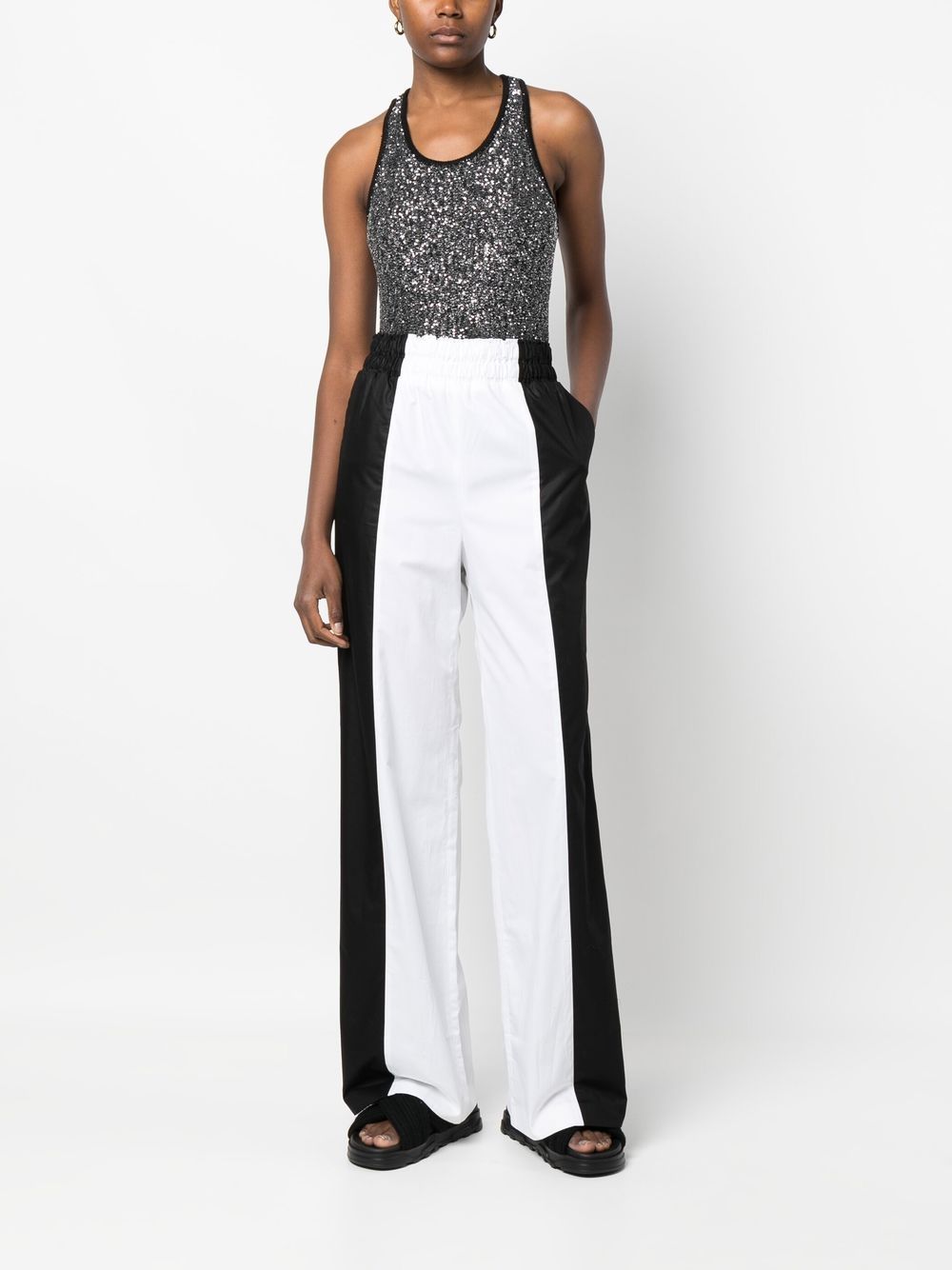 Fabiana Filippi Top Black MADC01W025E011VR2 (FABIANA FILIPPI / タンクトップ・キャミソール ) | FABIANA FILIPPI (ファビアナフィリッピ)(2)