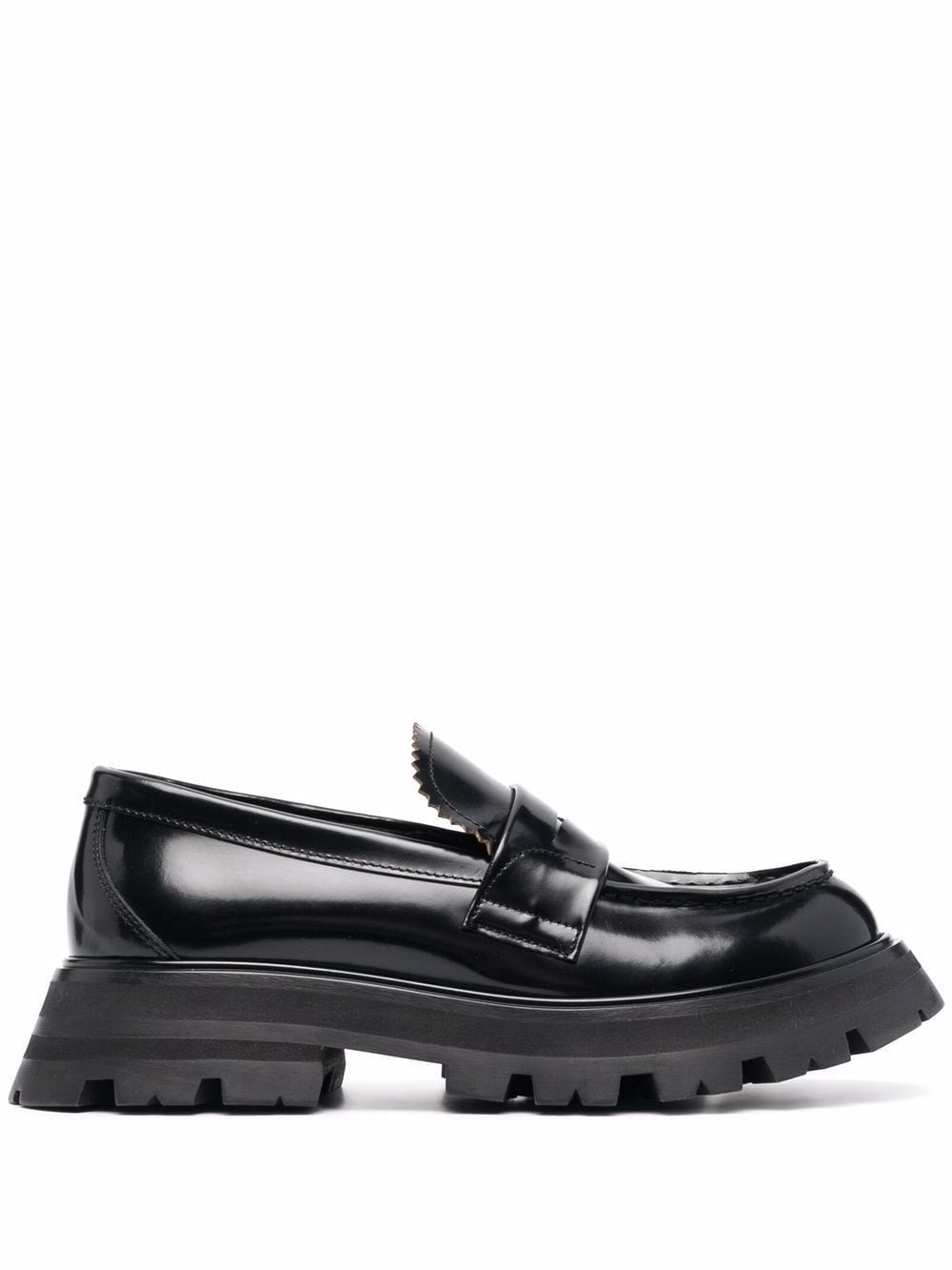 Alexander McQueen Flat shoes Black 666328WHZ801000 (Alexander McQUEEN / ローファー ) | Alexander McQUEEN (アレキサンダー・マックイーン)