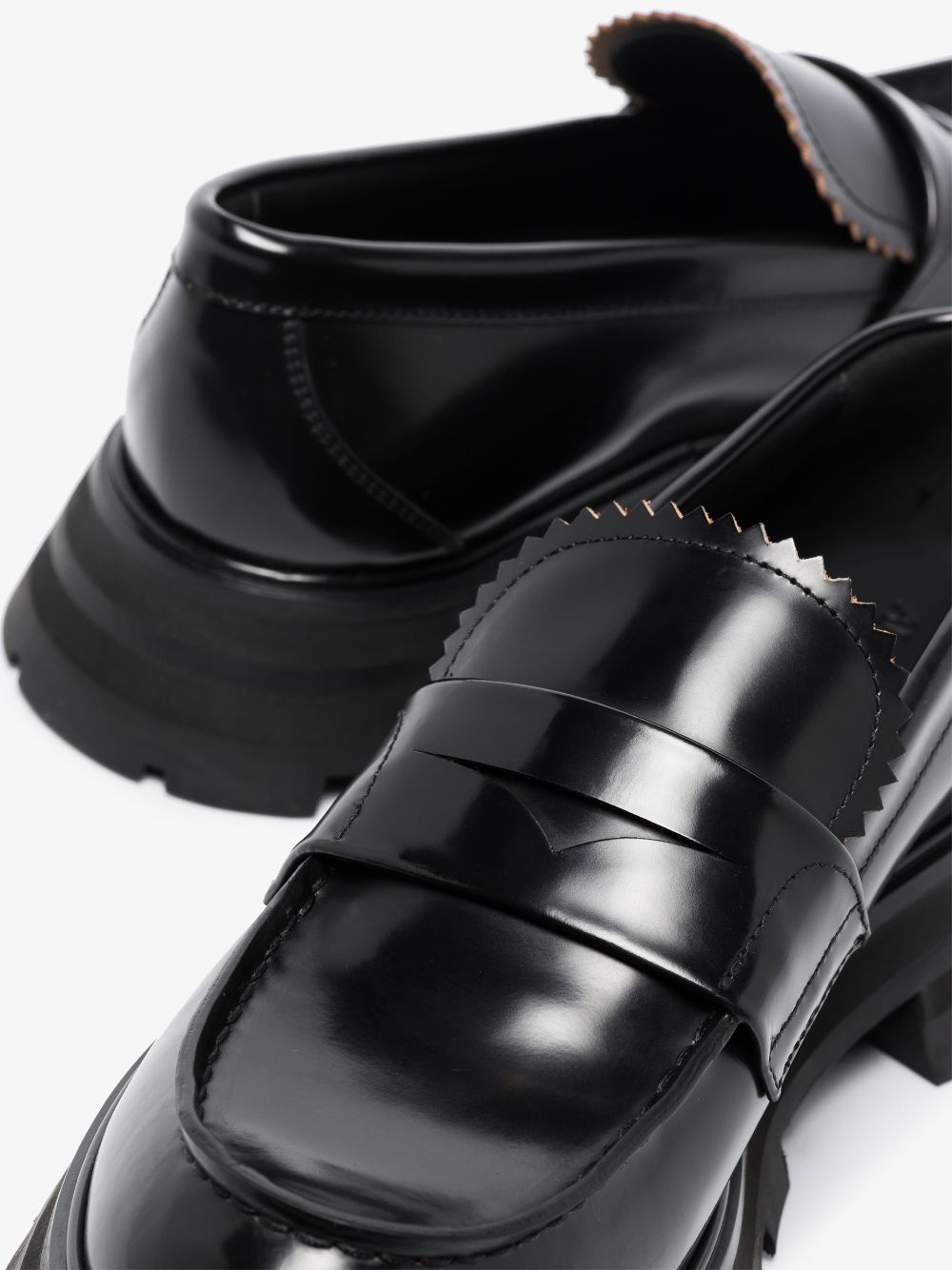 Alexander McQueen Flat shoes Black 666328WHZ801000 (Alexander McQUEEN / ローファー ) | Alexander McQUEEN (アレキサンダー・マックイーン)(1)