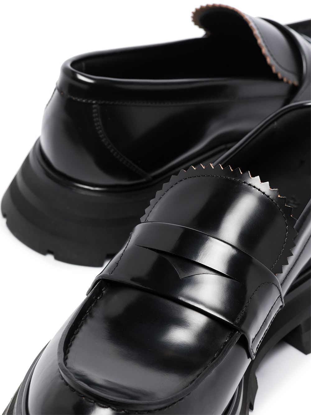 Alexander McQueen Flat shoes Black 666328WHZ801000 (Alexander McQUEEN / ローファー ) | Alexander McQUEEN (アレキサンダー・マックイーン)(4)