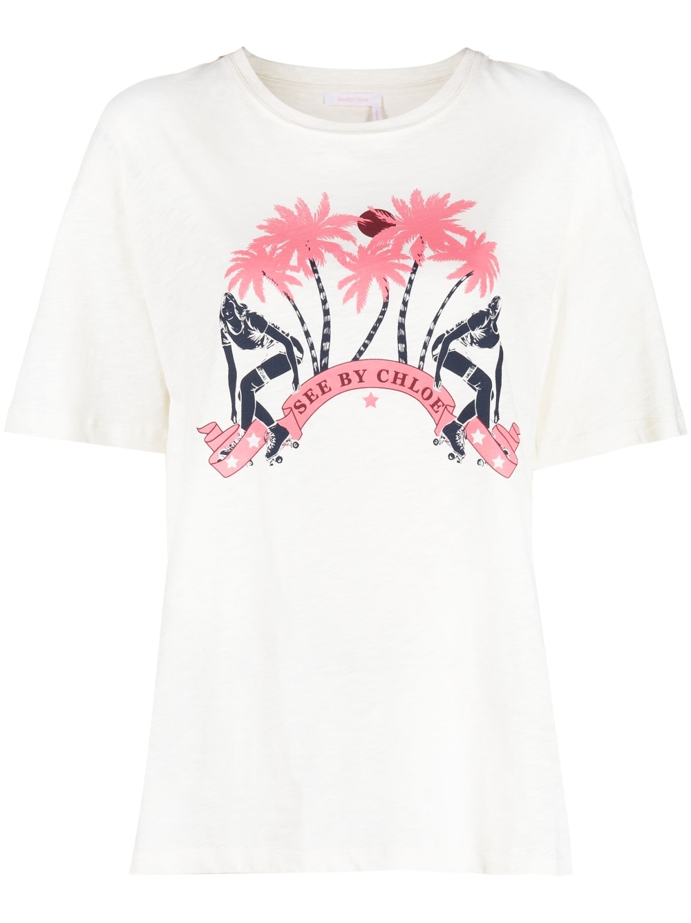 See By Chloé T-shirts and Polos White CHS23UJH26112106 (See By Chloé / Tシャツ・カットソー ) | See By Chloé (シーバイクロエ)