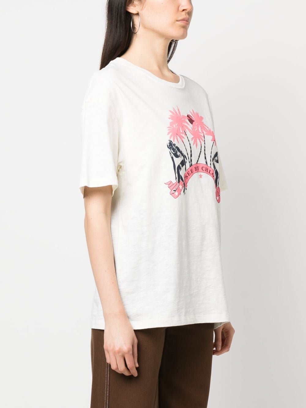 See By Chloé T-shirts and Polos White CHS23UJH26112106 (See By Chloé / Tシャツ・カットソー ) | See By Chloé (シーバイクロエ)(2)