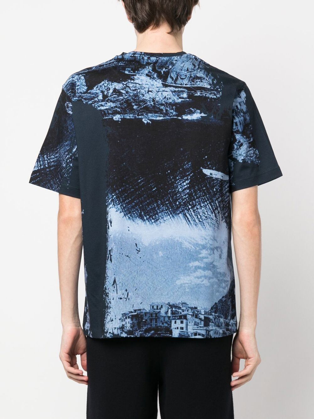 E.ARMANI EXCLUSIVE PRE T-shirts and Polos Blue 3R1T6R1J03ZF926 (EMPORIO ARMANI / Tシャツ・カットソー ) | EMPORIO ARMANI (エンポリオ アルマーニ)(2)