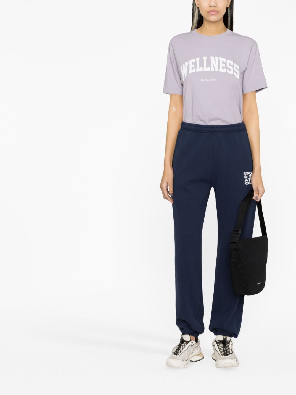 SPORTY & RICH T-shirts and Polos Lilac TS835LILILACWHITE (Sporty & Rich / Tシャツ・カットソー ) | Sporty & Rich (スポーティアンドリッチ)(1)