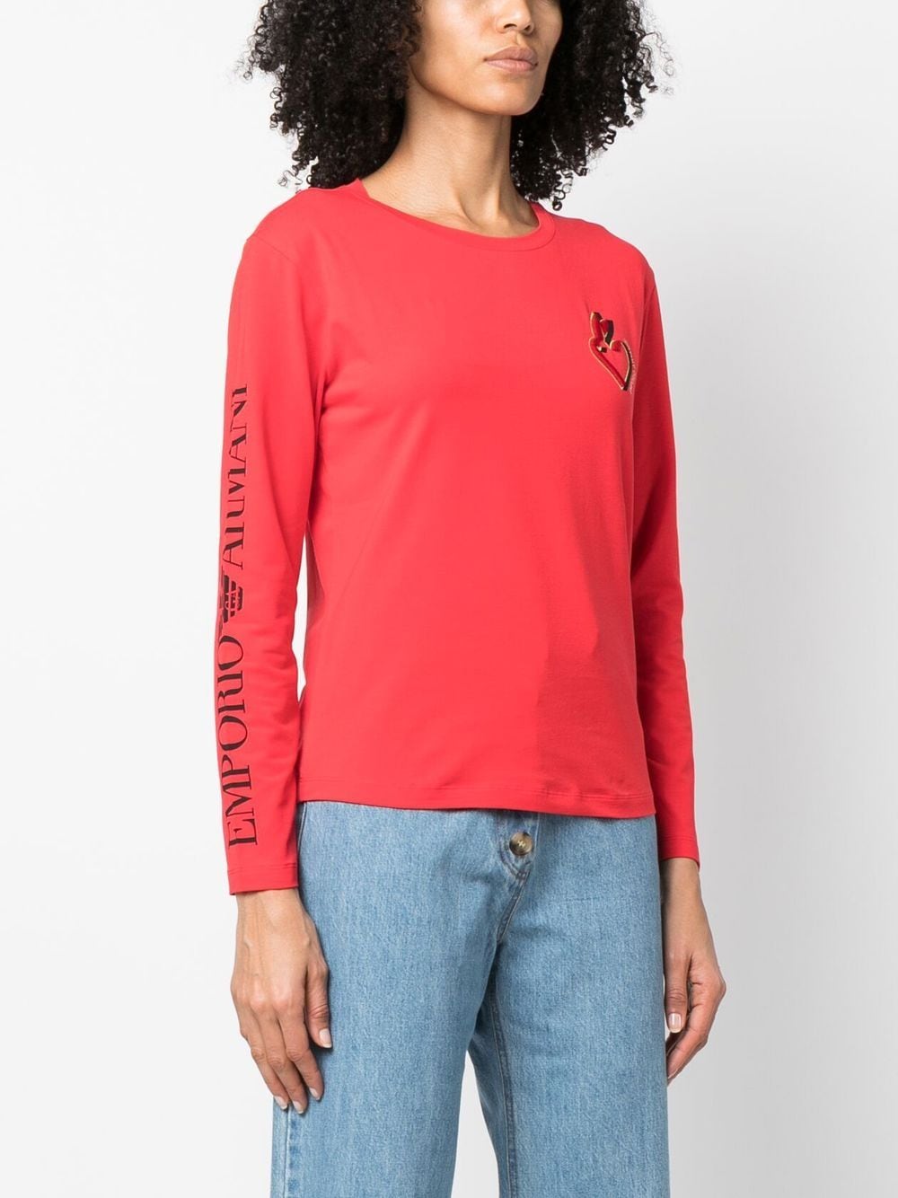 EMPORIO ARMANI CAPSULE PRE T-shirts and Polos Pink 3R2T8H2J07Z0334 (EMPORIO ARMANI / Tシャツ・カットソー ) | EMPORIO ARMANI (エンポリオ アルマーニ)(3)