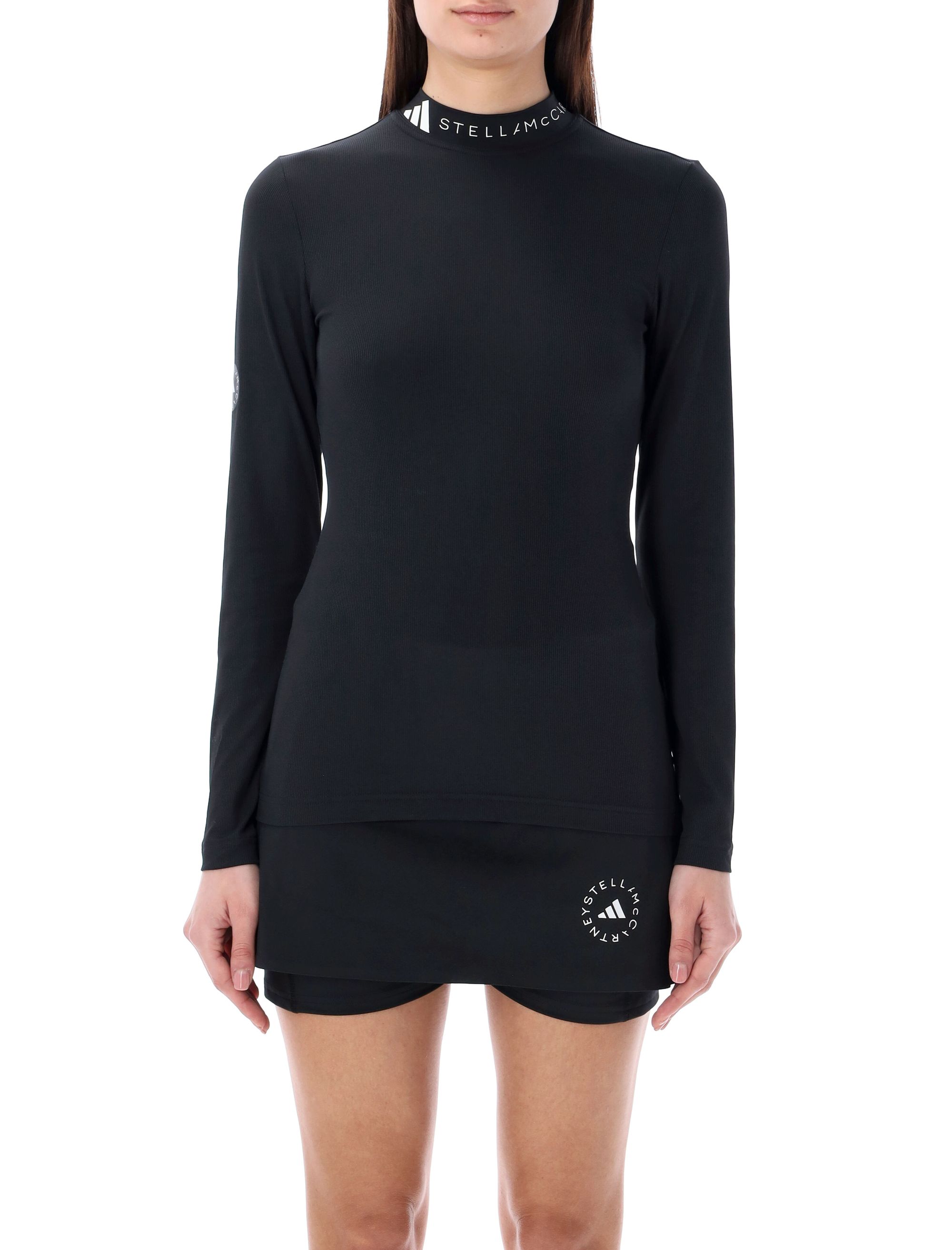 Adidas By Stella McCartney Top Black IN3639LBLACK (adidas by Stella McCartney / Tシャツ・カットソー ) | adidas by Stella McCartney (アディダス バイ ステラ マッカートニー)