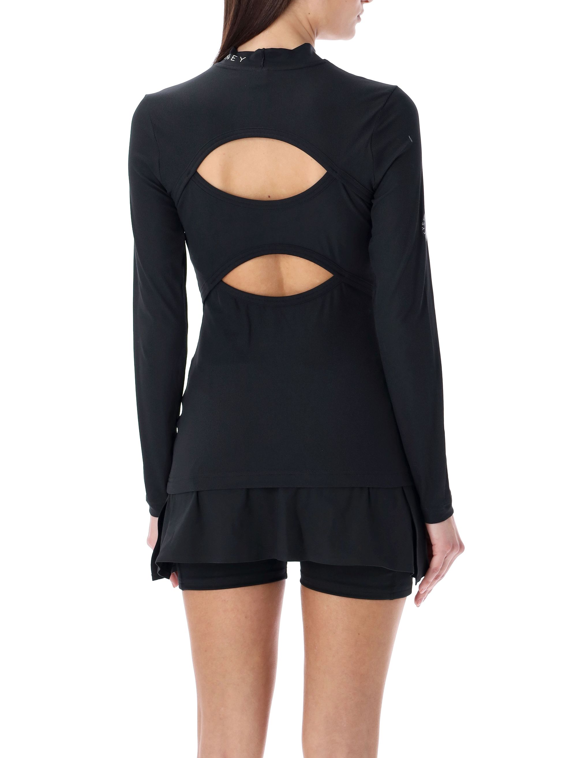 Adidas By Stella McCartney Top Black IN3639LBLACK (adidas by Stella McCartney / Tシャツ・カットソー ) | adidas by Stella McCartney (アディダス バイ ステラ マッカートニー)(1)