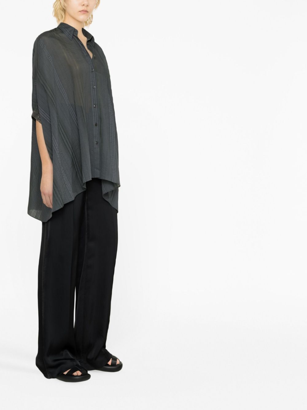 Brunello Cucinelli Shirts Grey MH786RK606C2355 (Brunello Cucinelli / シャツ・ブラウス ) | Brunello Cucinelli (ブルネロ・クチネリ)(3)