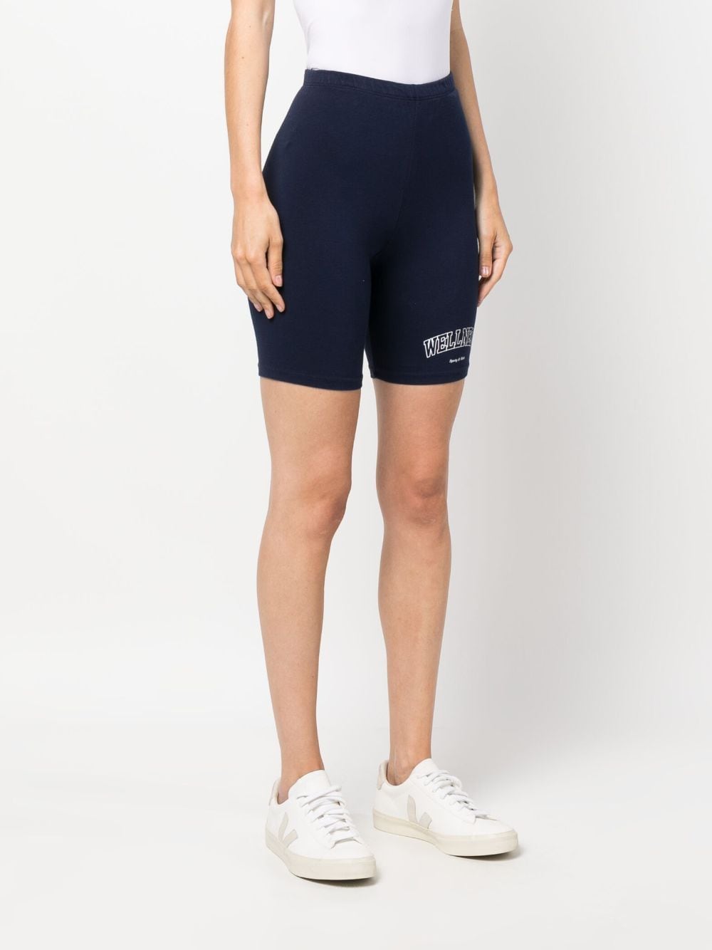 SPORTY & RICH Shorts Blue SH851NANAVYWHITE (Sporty & Rich / ショートパンツ ) | Sporty & Rich (スポーティアンドリッチ)(1)