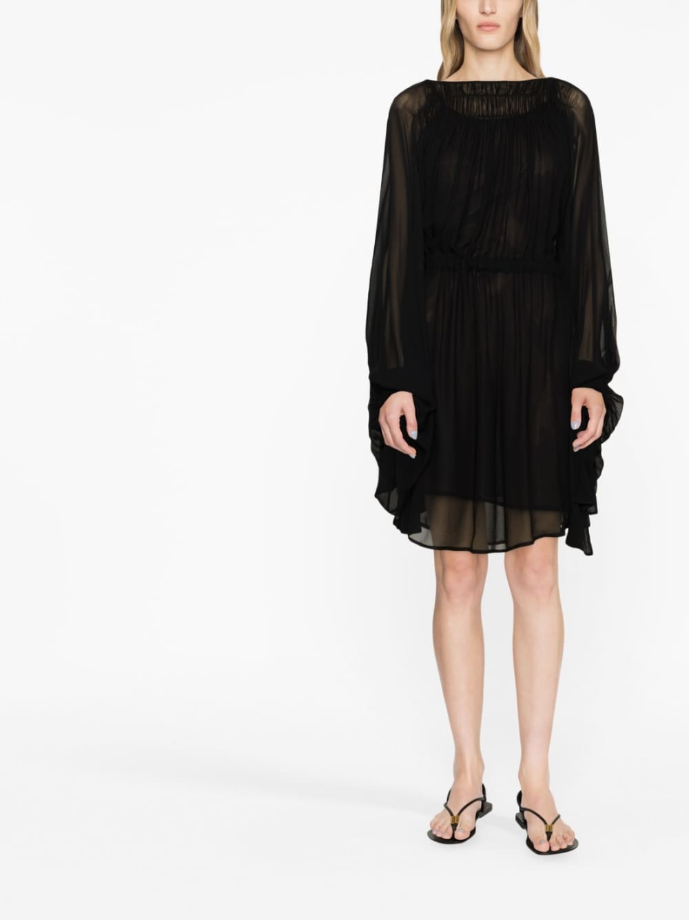 Emporio Armani Dresses Black 3R2A672NP1Z0999 (EMPORIO ARMANI / ワンピース・ドレス・オールインワン ) | EMPORIO ARMANI (エンポリオ アルマーニ)(1)