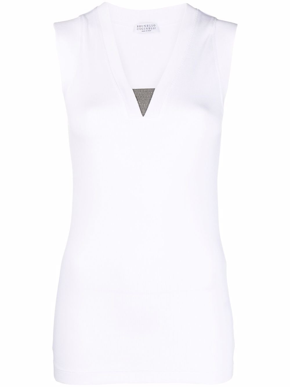 Brunello Cucinelli Top White M0TC8EL672C159 (Brunello Cucinelli / タンクトップ・キャミソール ) | Brunello Cucinelli (ブルネロ・クチネリ)