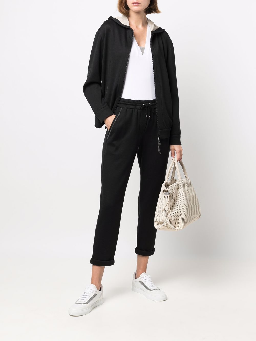 Brunello Cucinelli Top White M0TC8EL672C159 (Brunello Cucinelli / タンクトップ・キャミソール ) | Brunello Cucinelli (ブルネロ・クチネリ)(4)