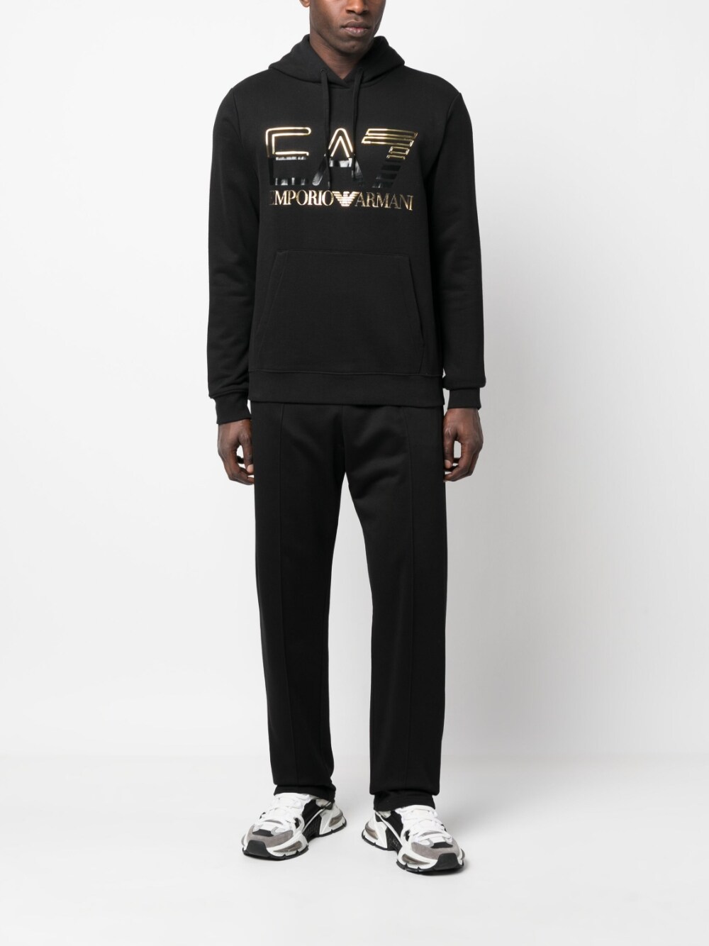 EA7 Sweaters Black 3RPM13PJLSZ0208 (EA7 / スウェット・フーディー ) | EA7 (エアセッテ)(4)