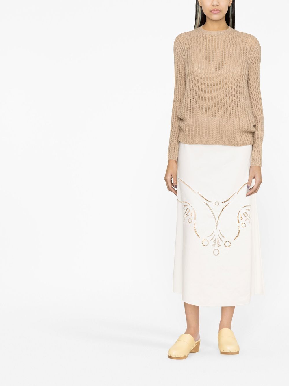 Chloè Skirts White CHC23SJU04037107 (Chloé / スカート ) | Chloé (クロエ)(3)