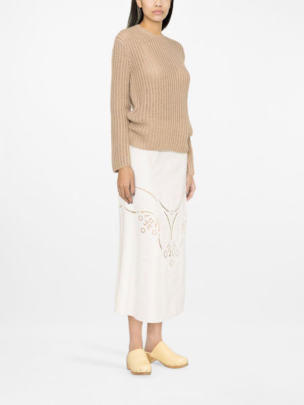 Chloè Skirts White CHC23SJU04037107 (Chloé / スカート ) | Chloé (クロエ)(4)