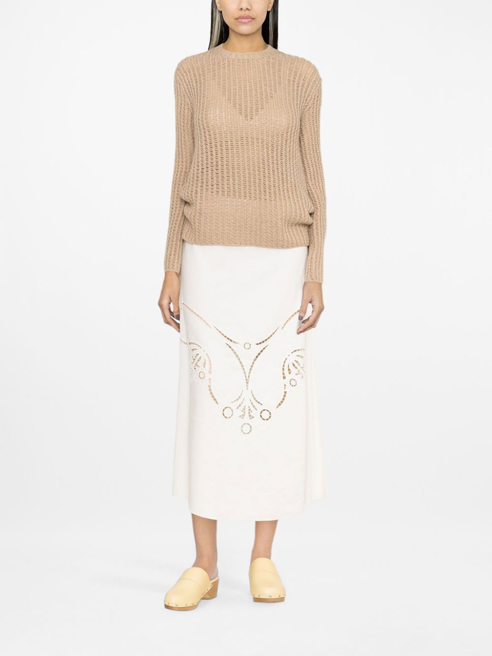 Chloè Skirts White CHC23SJU04037107 (Chloé / スカート ) | Chloé (クロエ)(6)