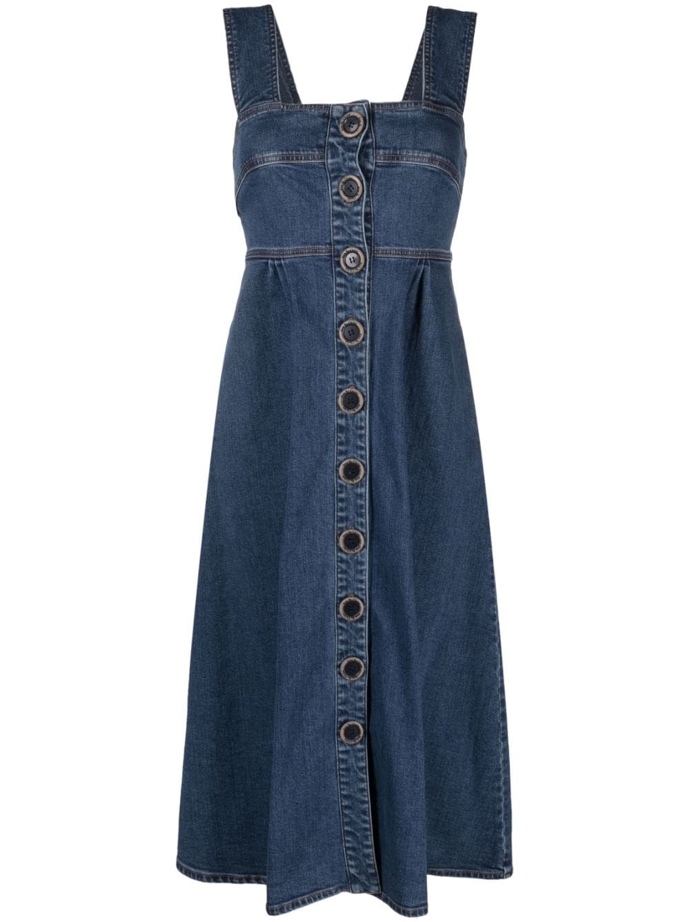 See By Chloé Dresses Blue CHS23UDR0715045E (See By Chloé / ワンピース・ドレス・オールインワン ) | See By Chloé (シーバイクロエ)