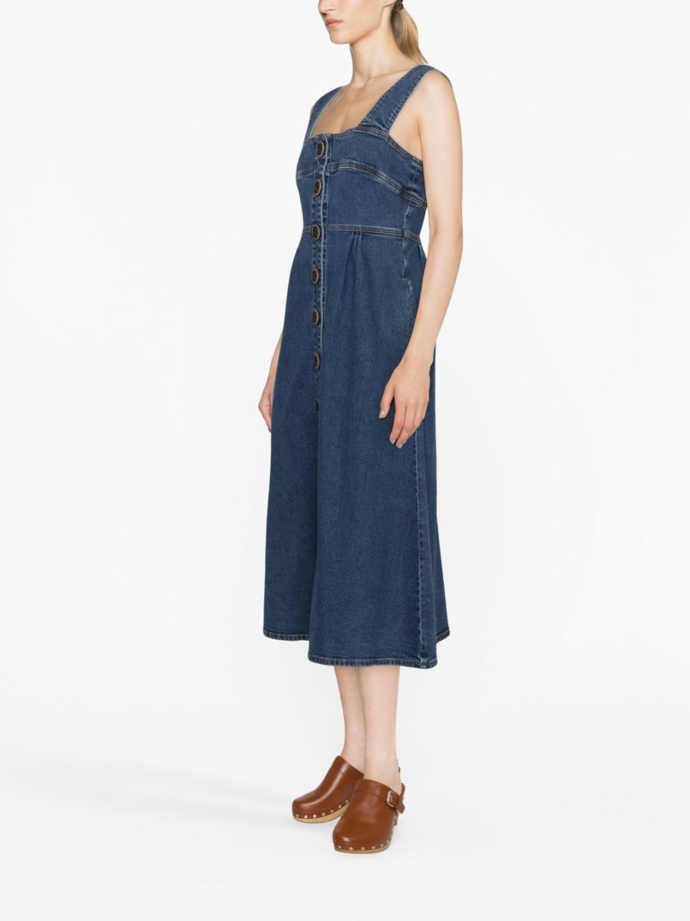 See By Chloé Dresses Blue CHS23UDR0715045E (See By Chloé / ワンピース・ドレス・オールインワン ) | See By Chloé (シーバイクロエ)(1)