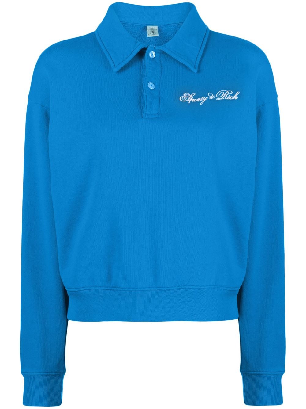SPORTY & RICH T-shirts and Polos Blue PO851RBROYALBLUEWHITE (Sporty & Rich / ポロシャツ ) | Sporty & Rich (スポーティアンドリッチ)