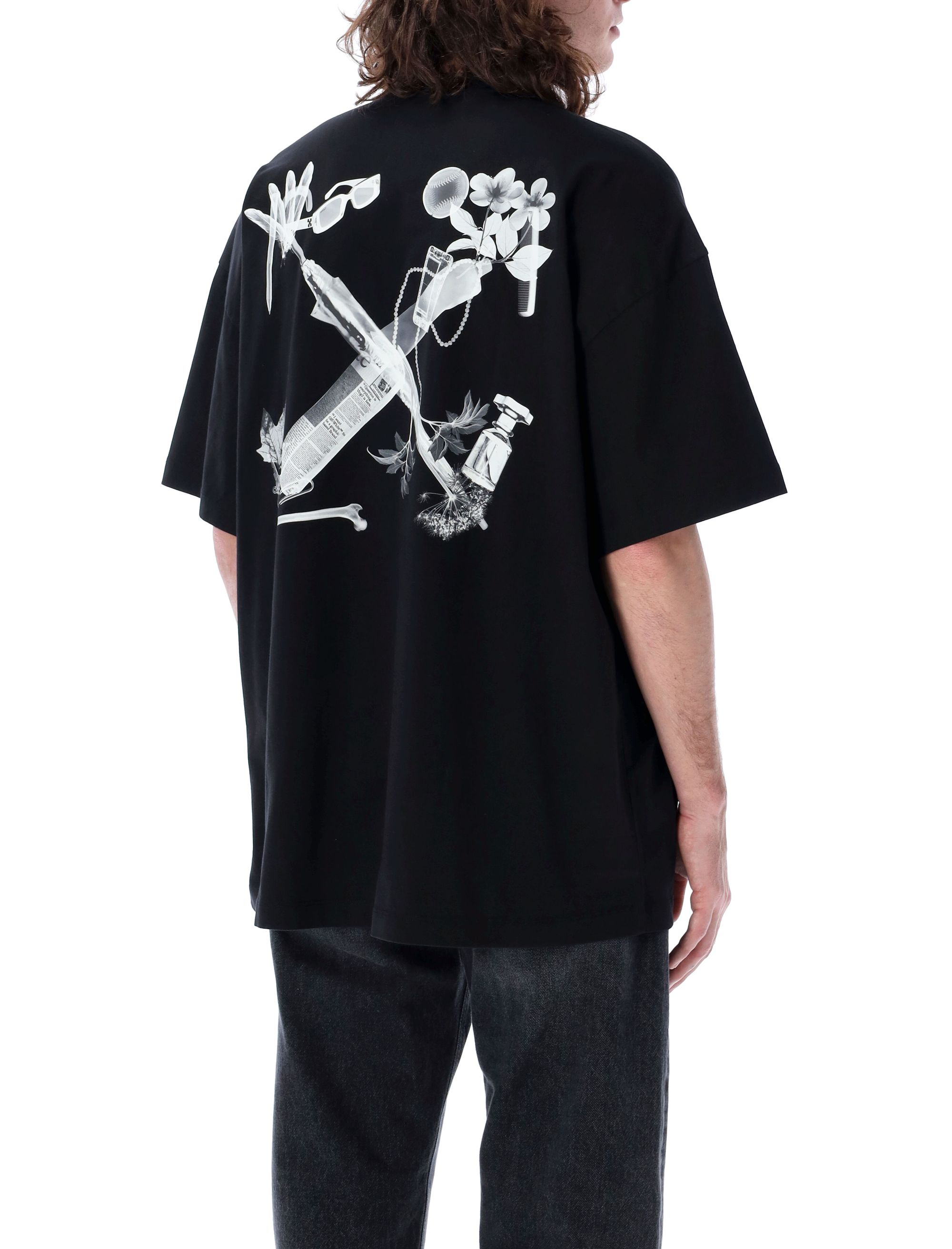 Off-White T-shirts and Polos Black OMAA161S24JER0021006 (Off-White / Tシャツ・カットソー ) | Off-White (オフホワイト)(1)