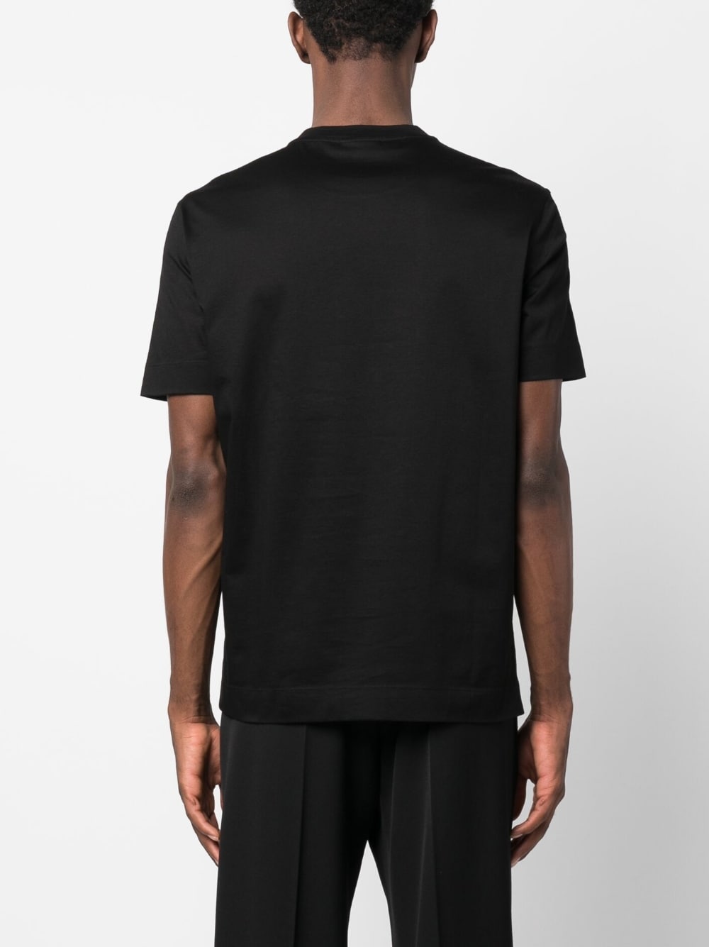 Emporio Armani T-shirts and Polos Black 3R1TU11JSAZ0999 (EMPORIO ARMANI / Tシャツ・カットソー ) | EMPORIO ARMANI (エンポリオ アルマーニ)(1)