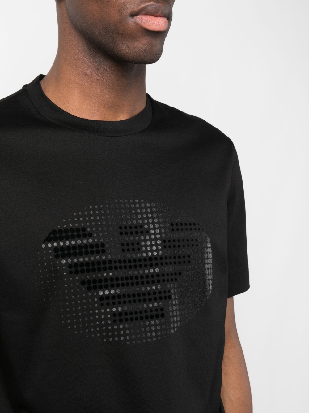 Emporio Armani T-shirts and Polos Black 3R1TU11JSAZ0999 (EMPORIO ARMANI / Tシャツ・カットソー ) | EMPORIO ARMANI (エンポリオ アルマーニ)(3)