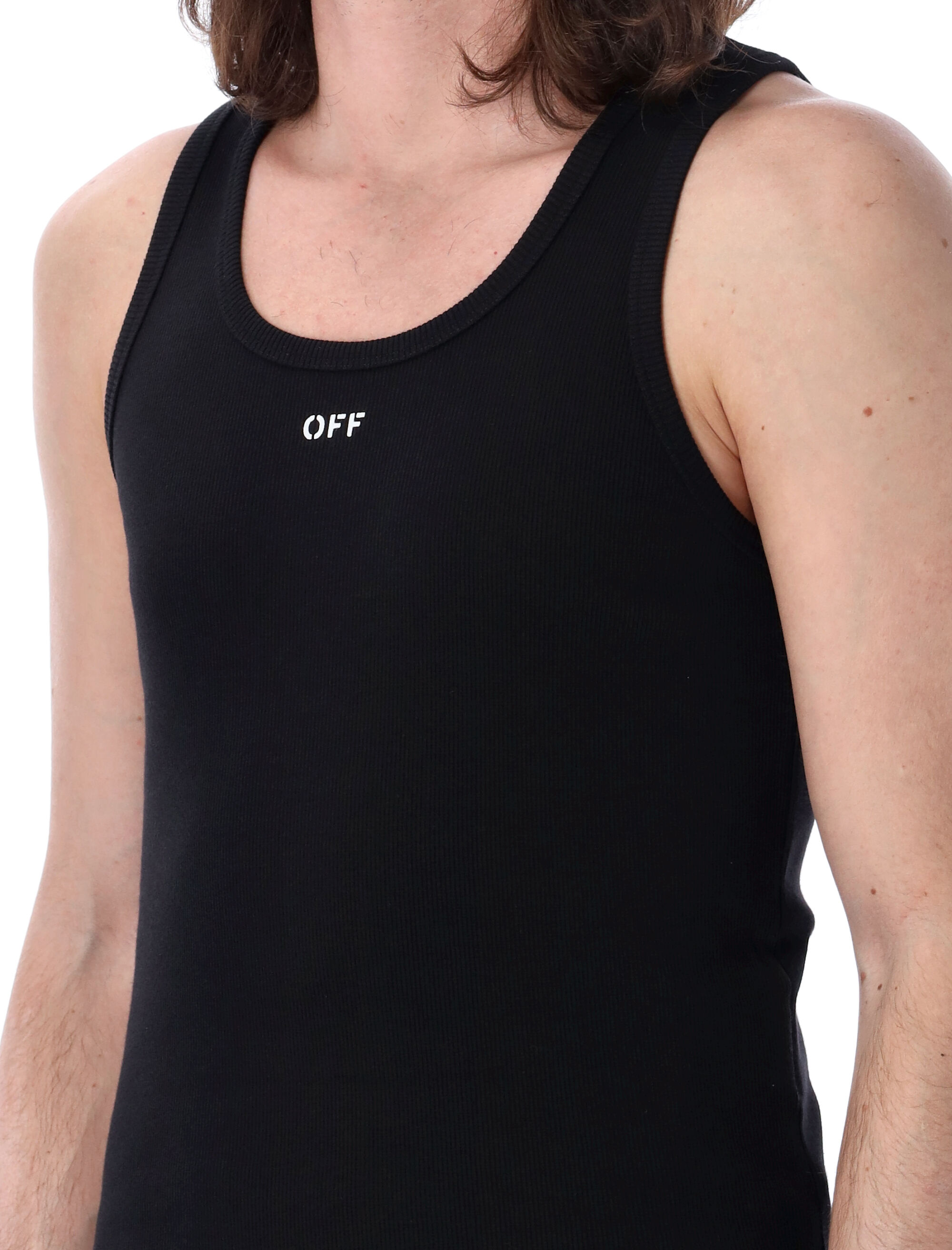 Off-White T-shirts and Polos Black OMUY006S24JER0021001 (Off-White / Tシャツ・カットソー ) | Off-White (オフホワイト)(2)