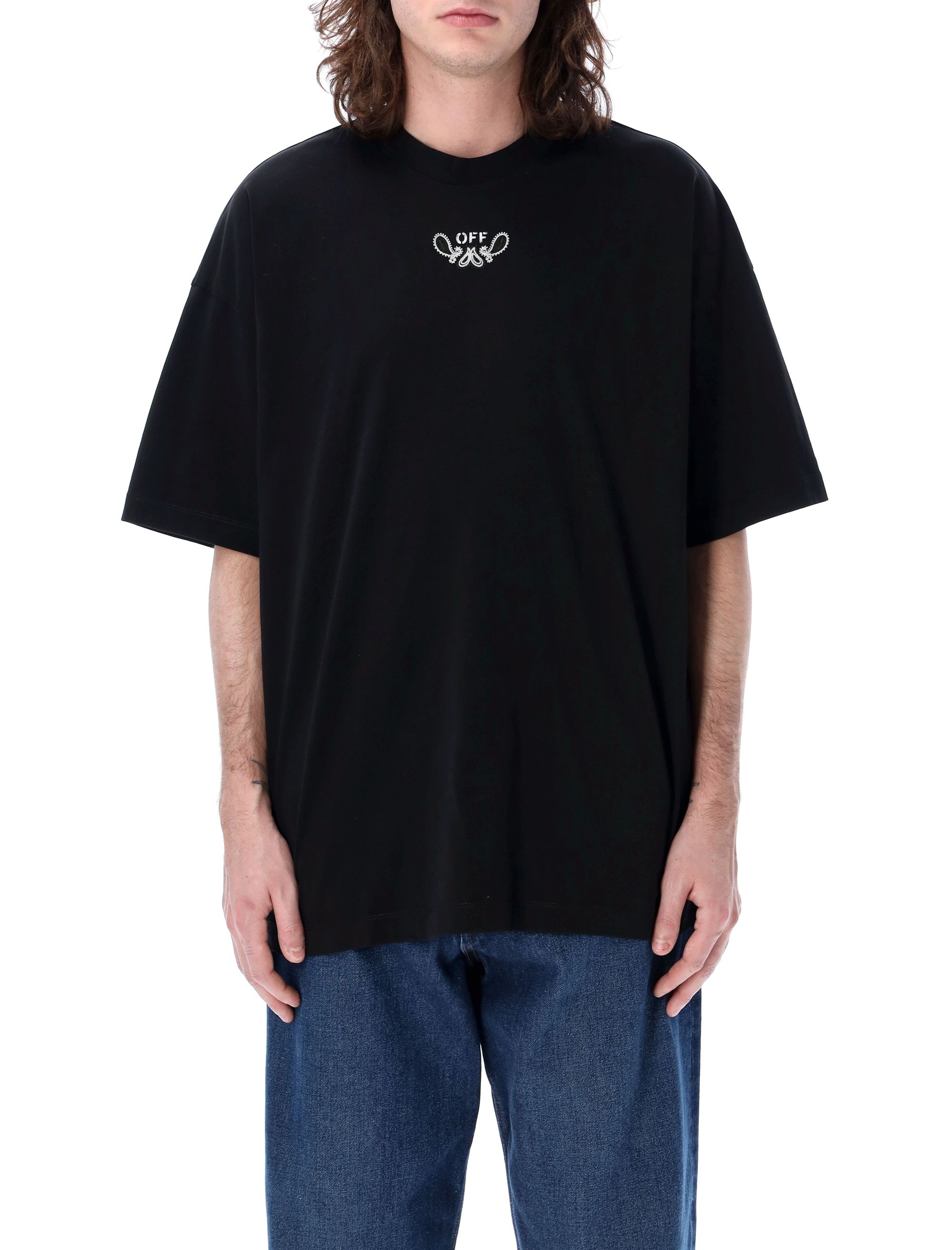 Tシャツ・カットソー OFF WHITE Men T Shirts OMAA161S24JER0011001 Black Off-White T-shirts and Polos Black (Off-White/Tシャツ