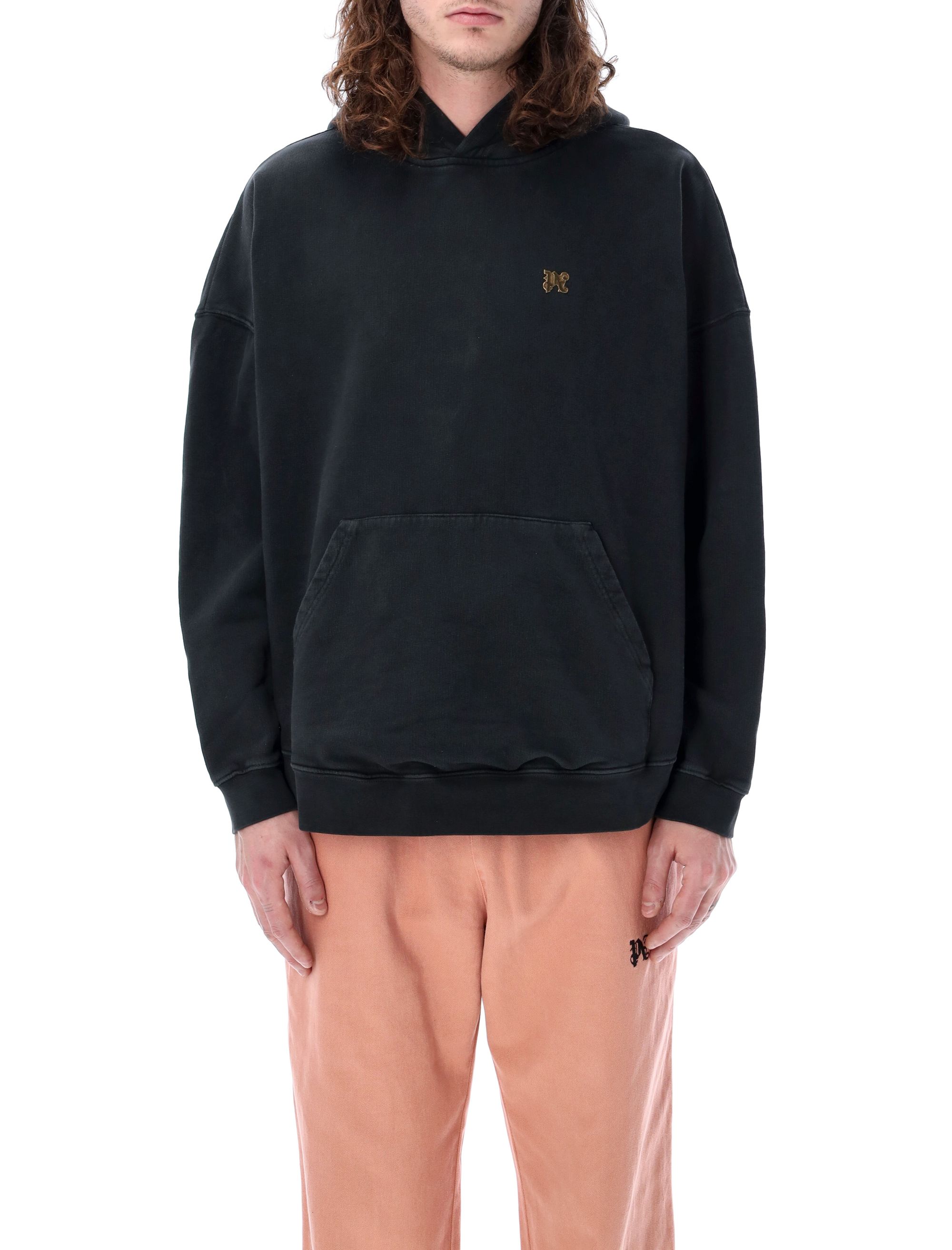 Palm Angels Clothing.... Black PMBB117R24FLE0031076 (Palm Angels / スウェット・フーディー ) | Palm Angels (パームエンジェルス)