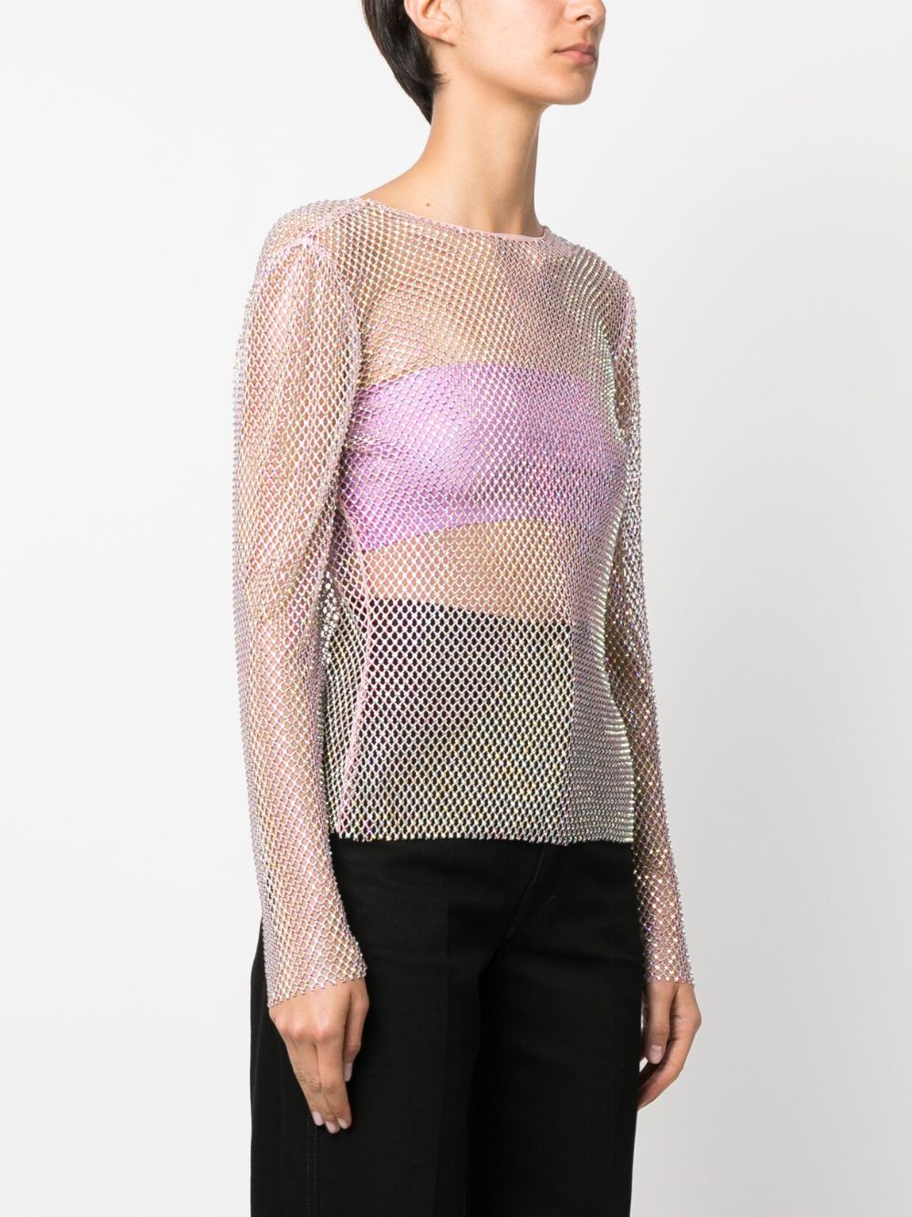 Giuseppe di Morabito Sweaters Lilac SS23163TO24062 (GIUSEPPE DI MORABITO / ニット・セーター・カーディガン ) | GIUSEPPE DI MORABITO (ジュゼッペ ディ モラビト)(2)