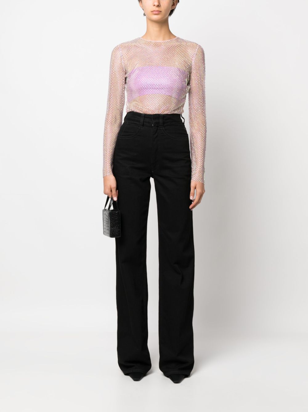 Giuseppe di Morabito Sweaters Lilac SS23163TO24062 (GIUSEPPE DI MORABITO / ニット・セーター・カーディガン ) | GIUSEPPE DI MORABITO (ジュゼッペ ディ モラビト)(3)